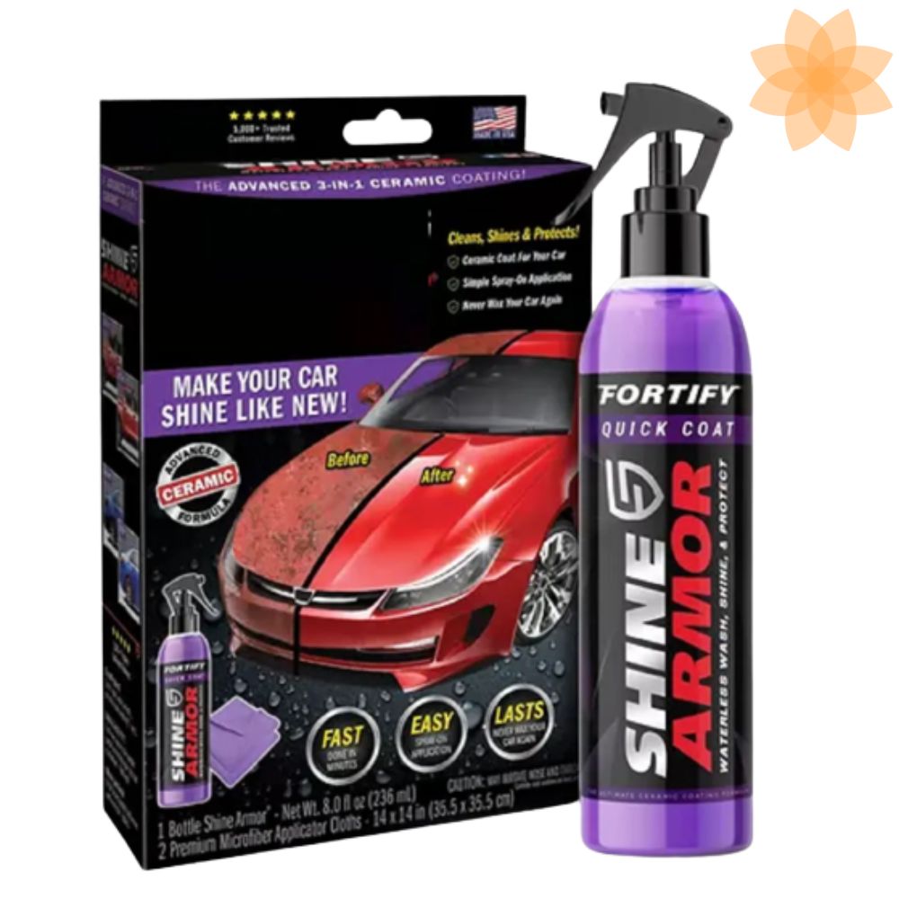 Spray Cerámico 3 en 1 para Auto - Brillo Espejo al Instante | Oferta 2x1